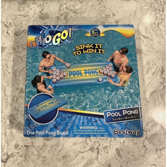 Other - Cup Pong Pool Edition H2O GO! Swim Game Pool Pong Party Float New By Best Way